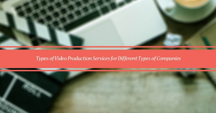 Types of Video Production Services for Different Types of Companies