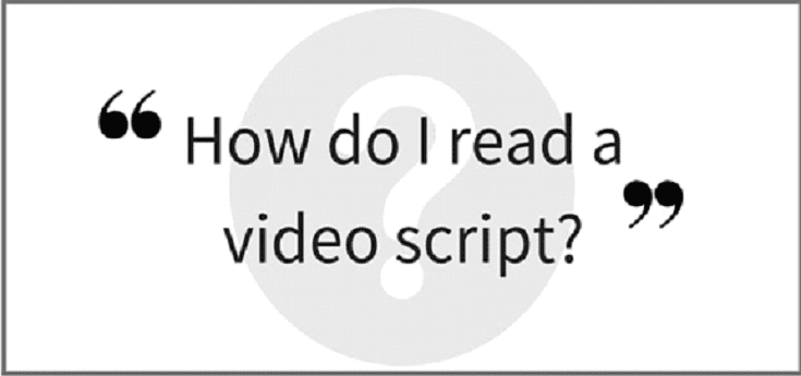 Best Practices To Read A Video Script For Corporate Video