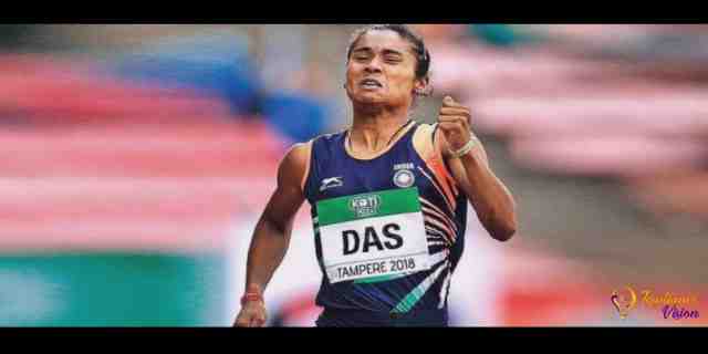 First Indian Athlete Hima Das- Winner of IAAF World Under-20