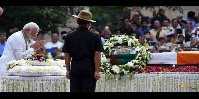 India's greatest leaders funeral ceremony