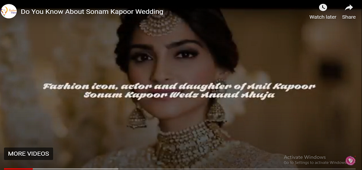 Do You Know About Sonam Kapoor Wedding